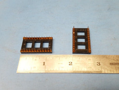 (10 PCs) IC SOCKET , 24 PIN , CAMBION, DIP , THROUGH_HOLE, Kynar Film Protected