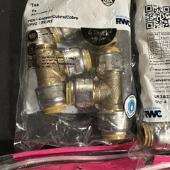 24 Sharkbite Max Push T Connect 1/2” x 1/2” x 1/2” Tee New 5233325 (338)
