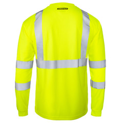 5 Pack Hi Vis T Shirt ANSI Class 3 Reflective Safety Long Sleeve
