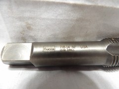 Hanson 7/8″-14 NF Hand Threading Tap – Made in the USA