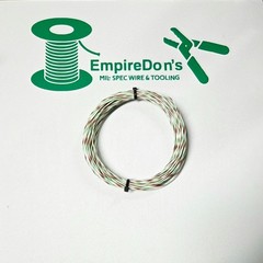 24 AWG Mil-Spec Wire, PTFE Insulated, Stranded Silver Plated Copper 50 ft