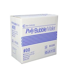 250 #00 5×10 Poly Bubble Padded Envelopes Mailers Shipping Bags AirnDefense