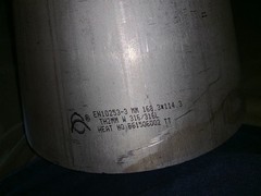 316 Stainless Steel 168.3 x 114.3 butt weld pipe reducer (6 inch x 4 inch NPS)