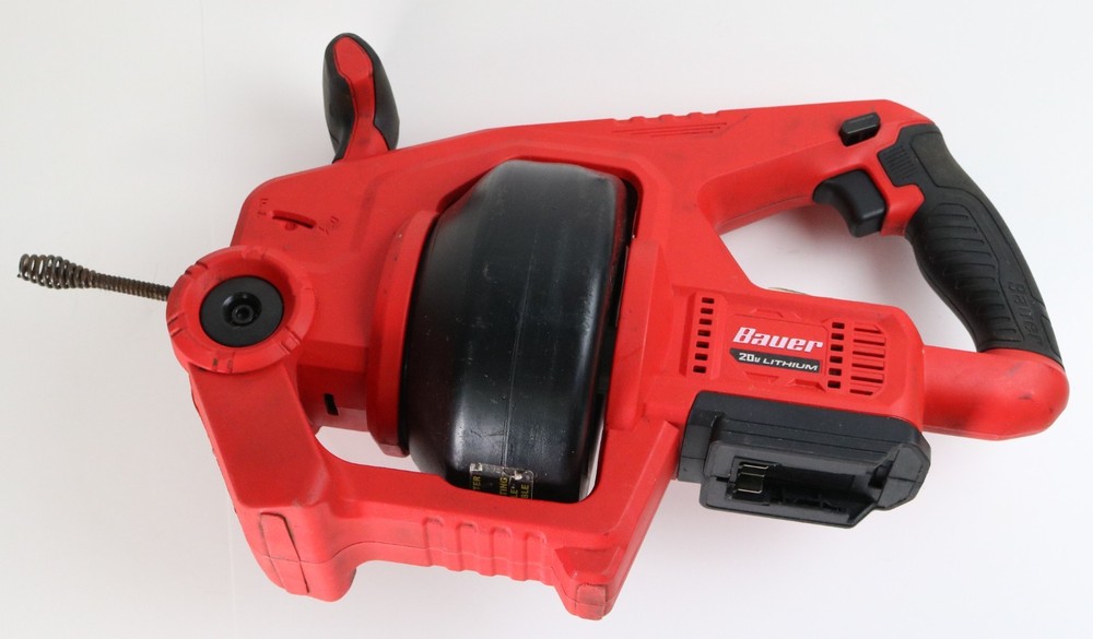 Bauer Tools 191101C-B 20V Cordless Automatic Feed Drain Cleaner Tool Only
