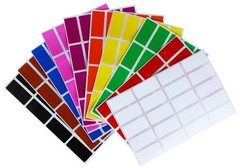 Royal Green Identification Labels Rectangle Stickers 1.57inch x 0.75 inch