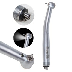 Dental E-generator LED Fiber Optic Air Turbine Handpiece 4 Hole fit KAV UDM4