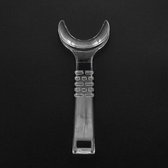 Dental Intraoral Cheek Retractor T Shape Mouth Lip Opener Large/Small Size Clear