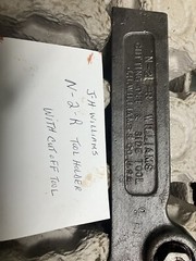 J H Williams #2-R Tool Holder With Cutting Tool