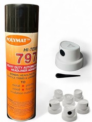 5 Spray Caps for Polymat 797 Hi-Temp Headliner Adhesive, NO CAN – Adhesive Spray