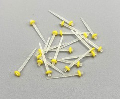 200pcs Dental Quartz Fiber Post Teeth Restorative Screw Endodontic Posts 1.2mm