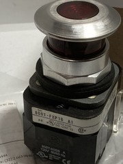 ALLEN BRADLEY 800T-FXP16RA1 PUSH PULL 2 POS ILL RED 120V 1NO/1NCLB SE T NIB