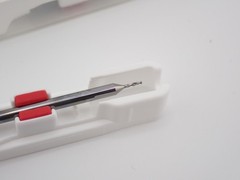 Mikron 2.PFT.080.0 Carbide Drill 0.80mm CrazyDrill 3xD (Qty. 3)