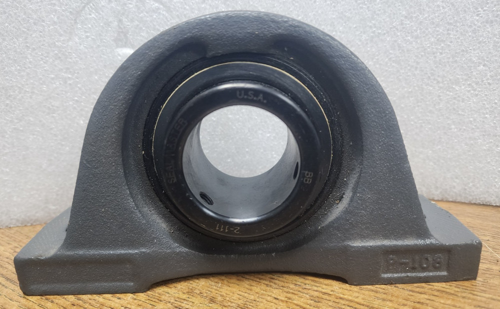 🤠 NEW SEALMASTER 1-11/16″ STANDARD DUTY PILLOW BLOCK BALL BEARING 2-BOLT NP-27