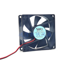 1PCS Nidec D08A-12PM 05 DC 12V 0.07A 2-wire cooling fan 8cm 8025