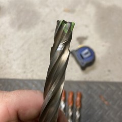 Qty:4 Core Bore Drill Bits 13.9+mm with Reduced Tip Morse Taper 2 MT Mohawk Tool