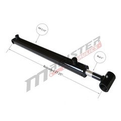 Hydraulic Cylinder For Loader Welded Double Acting 1.75″ Bore 18″ Stroke NEW
