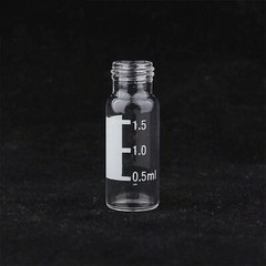 50000PCS 2ml Auto-Sampler Vials 9-425 Clear Glass Bottles Screw Top Writing Area