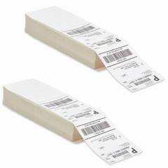 4000-60000 4×6 Fanfold Direct Thermal Shipping Labels for Zebra & Rollo Printer