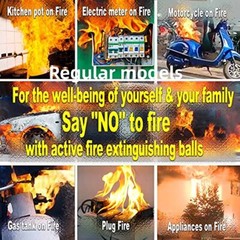Self-Exciting Fire Extinguisher ball for Kitchen Car Electric Box Garage house