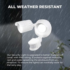 LED Motion Sensor Outdoor Lights, 34W 3500LM 5000K Daylight, IP65 Waterproof,…