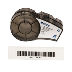 Brady 110933 BMP21 Series Clear Polyester Labels White Printable Zone Y4075427