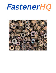 M6-1.0 – Class 8 Serrated Hex Flange Nuts DIN 6923 Zinc RoHS CR+3(Choose qty)