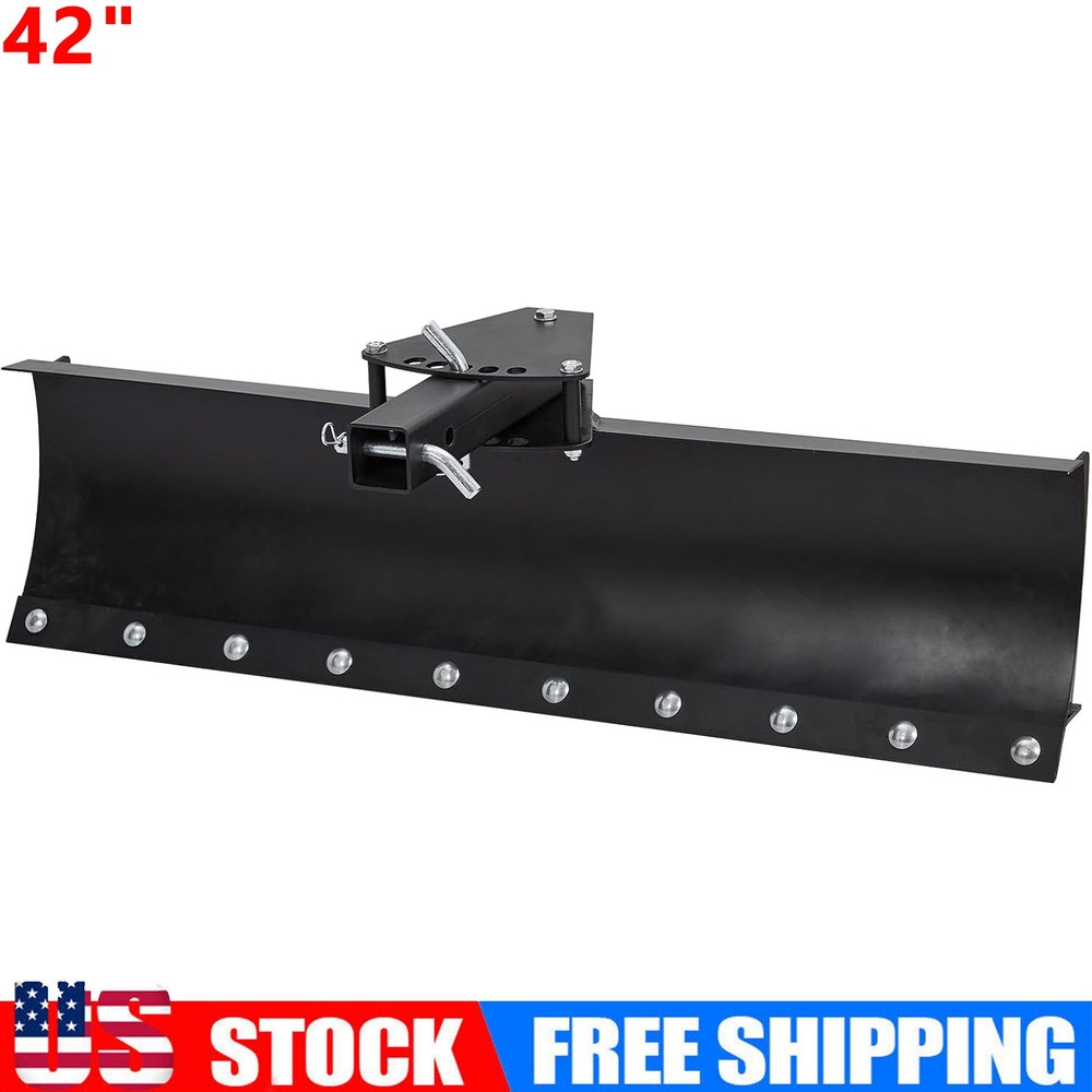 42″ 3-Position ATV/UTV Scrape Blade Adjustable 5 Angles Fits 2″ Hitch Receivers