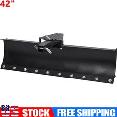 42″ 3-Position ATV/UTV Scrape Blade Adjustable 5 Angles Fits 2″ Hitch Receivers