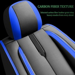 Subaru Impreza 04-2026 for Seat Covers Waterproof Leather Airbag Full Set Black-