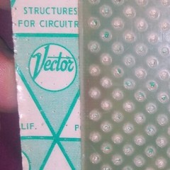 NOS GOLD-PLATED Circuitry Board By VECTOR #838AWE-1GN Gift Under $25