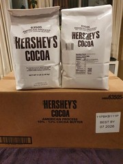 Hershey’s 100% Cocoa Powder American Process 5lb Bag Bulk Baking Best By 07/2026