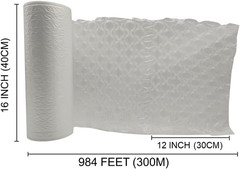 Air Cushion Machine Film Small Bubble Pillow Packaging Padding Roll | 984Ft X 16