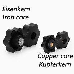 M4/M5/M6/M8/M10/M12-M16 Female Thread Seven Star Shaped Head Clamping Nuts Knob