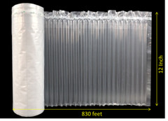 Inflatable Air Pillow Column Wrap for Heavy Duty Packing and Shipping 12″ x 830′