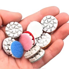 MiJunHD 1inch 25mm Mini Diamond Polishing Pad Set, 14PCS Different Grit 50#10…
