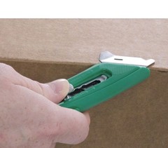 2 each Pacific Handy Cutter S4R Right Handed Safety Box Utility Knife