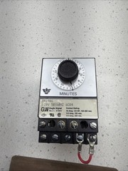 NEW EAGLE SIGNAL BR19A6 ELECTRIC RESET TIMER 10A, 1/3HP, 125-250VC 0-30MIN
