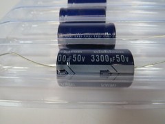 (10 NEW) Nichicon Capacitors 3300uf 50v 20% 85c