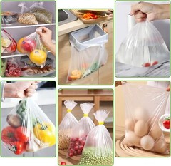 400/Roll 11×14 Clear Produce Grocery Supermarket Bags Plastic Bread Storage Bags