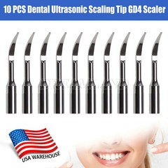 10*GD4 Dental Ultrasonic Scaler Tips Fit DTE SATELEC Handpiece