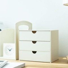 3-Drawer Vanity Organizer, Compact Storage Organization Drawers Set for Cosme…