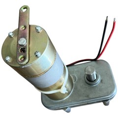 High Torque 12V DC Motor Low Speed 11RPM Gear Dual Output Shaft 1-025-050