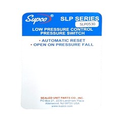 Supco SLP0530 Low Pressure Switch Open: 5 PSI Close: 30 PSI HVAC Refrigeration