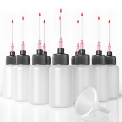 10 Pcs Needle Oiler (1 OZ), Precision Tip Applicator Bottle, LDPE Gun Oil Bottle