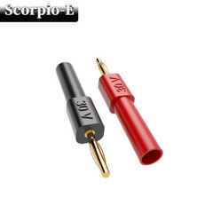 2/10PCS 2mm Banana Plug to 4mm Socket Connectors Gold Plated Converter 30V/10A
