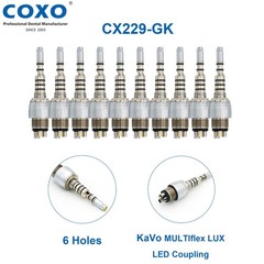 US COXO Dental High Speed LED Fiber Optic Handpiece Fit KaVo MULTIflex 6 Coupler
