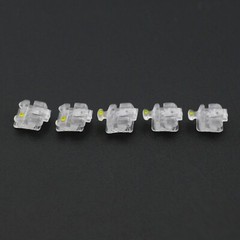 Orthodontic Ceramic Self Ligating Brackets Damon Clear Copper NiTi Arch Wire STD