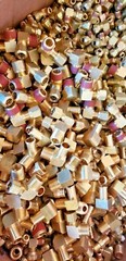 100 BRASS HYDRAULIC AIR , PNEUMATIC, Plumbing FITTINGS LOT OF 1/4 5/16 3/8 1/2