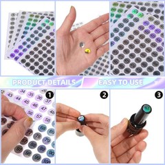 Small Number Stickers 1 to 500 Vinyl Consecutive 2 Sets 1-500–10 Shee