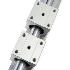 2X SBR12 Linear Rail Guide Shaft Rod L300~1500MM &4X SBR12UU Bearing Blocks CNC